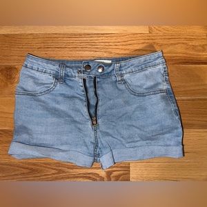 Pacsun Denim Shorts with Button Detailing Size 26